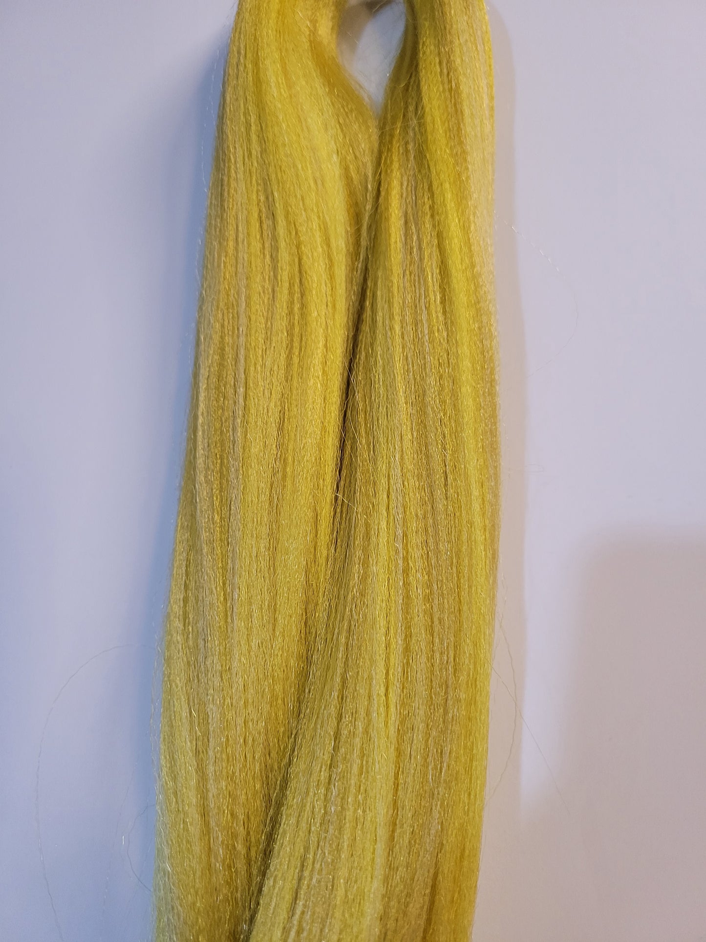 Lemon Head Blend yellow blonde gold Prestretched braiding hair