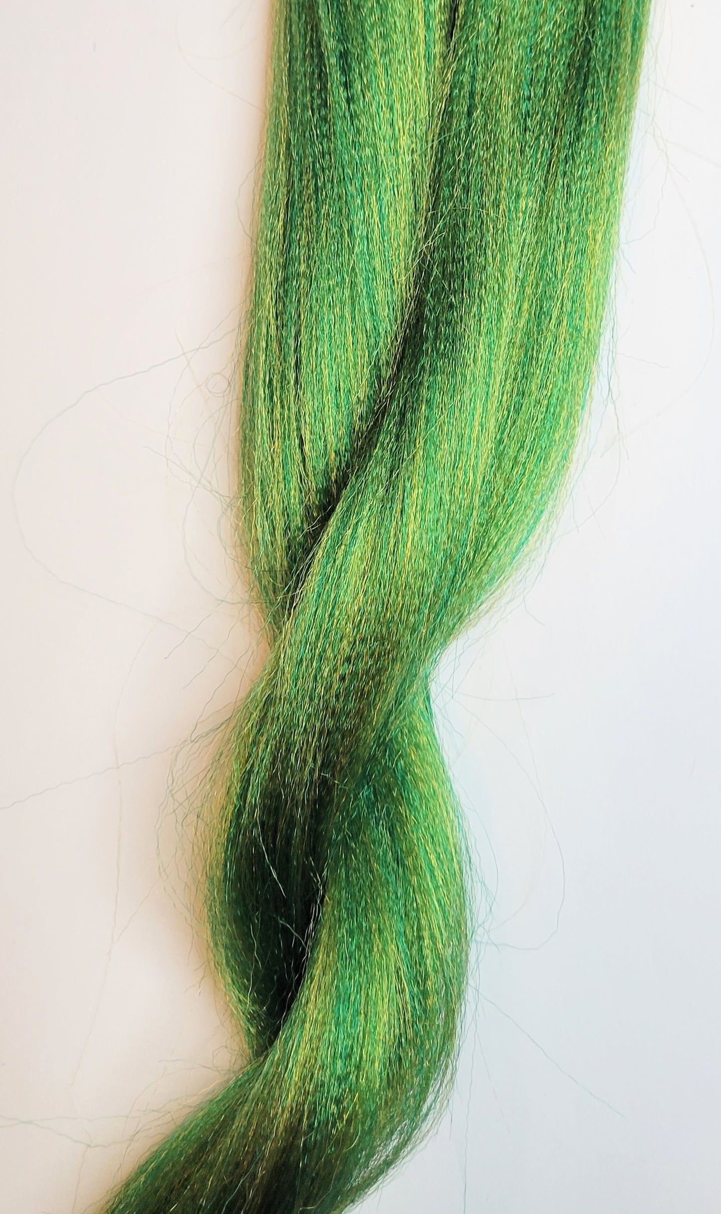 Lemon Lime Blend green gold prestretched braiding hair