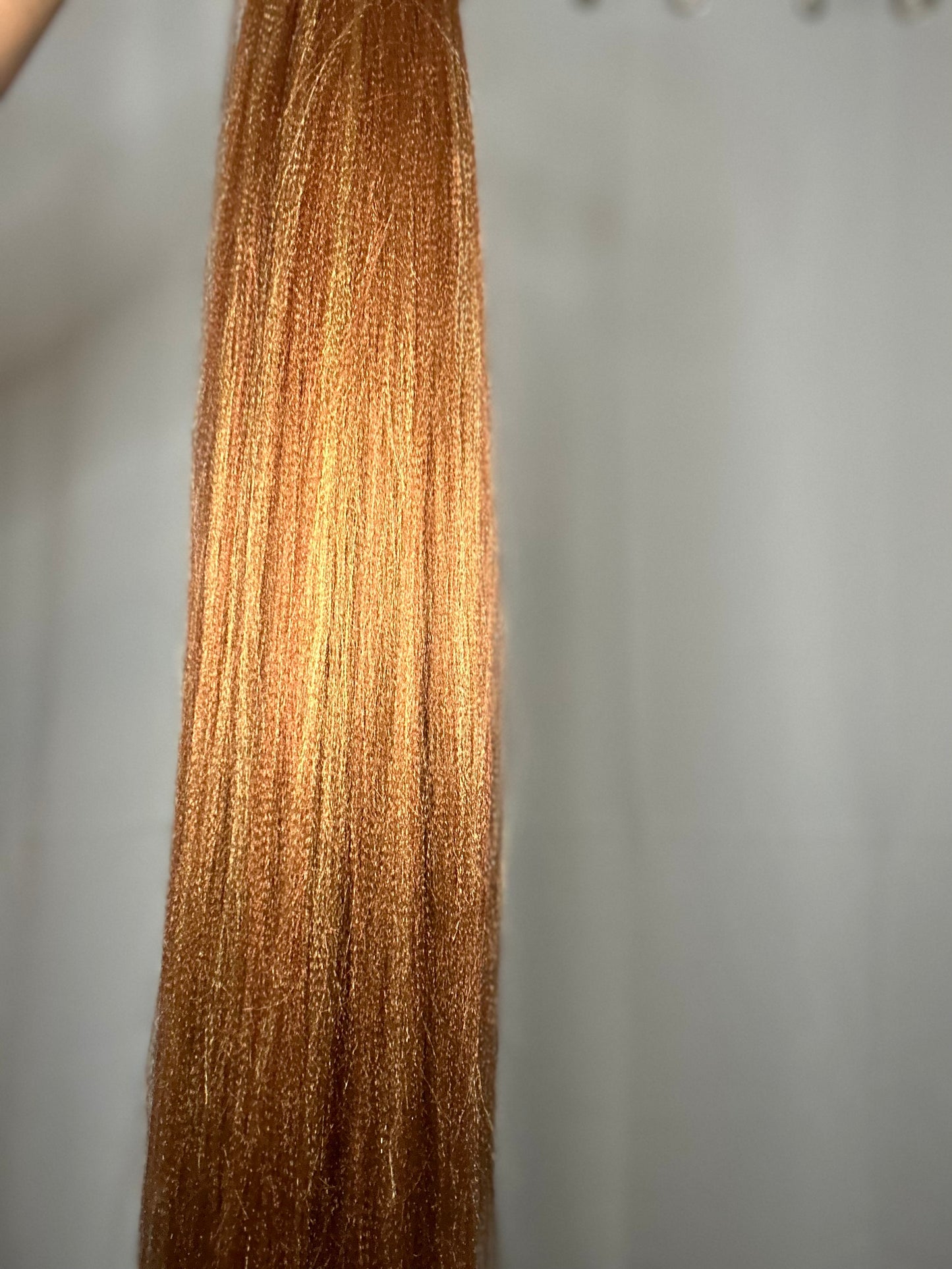 Caramel Delight Blend brown orange prestretched braiding hair
