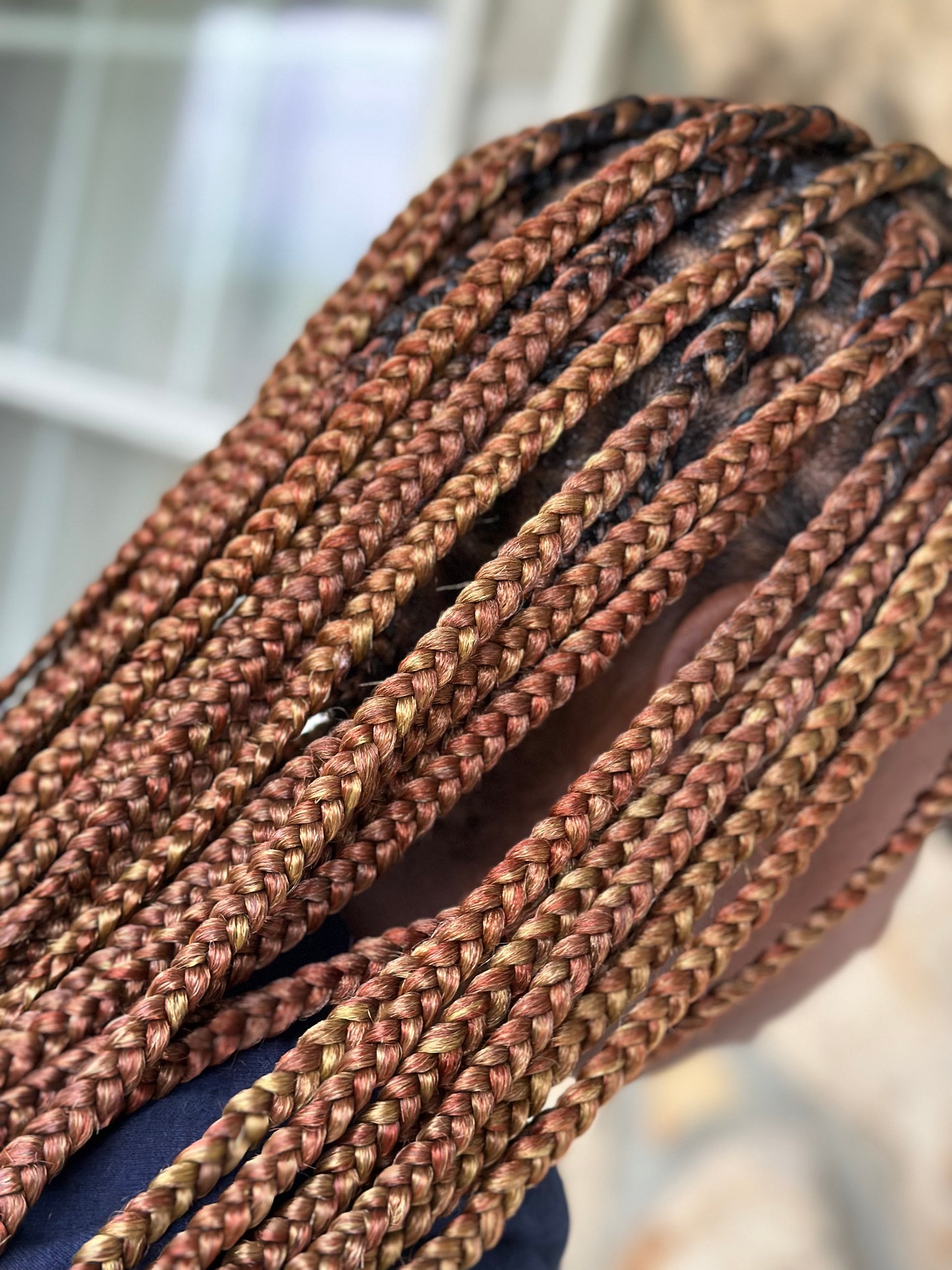 Caramel Delight Blend brown orange prestretched braiding hair