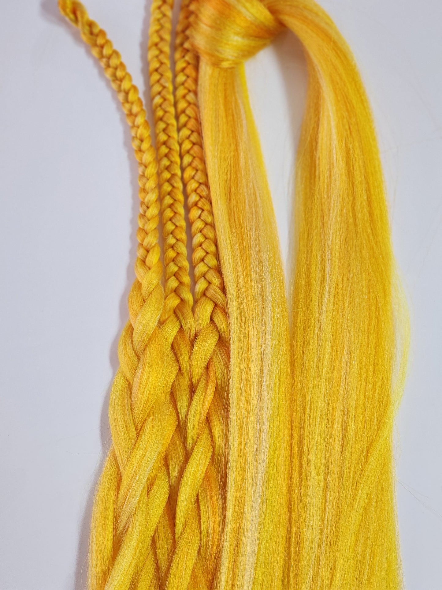 Pineapple Mango Blend orange yellow blonde prestretched braiding hair