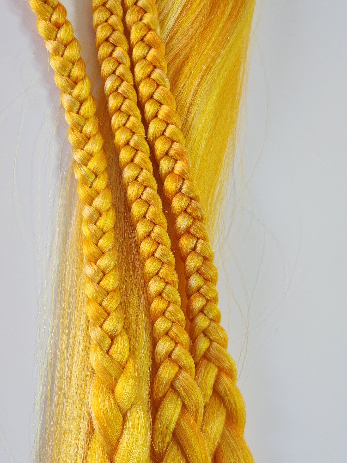 Pineapple Mango Blend orange yellow blonde prestretched braiding hair