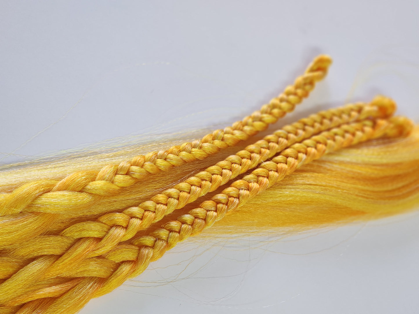 Pineapple Mango Blend orange yellow blonde prestretched braiding hair