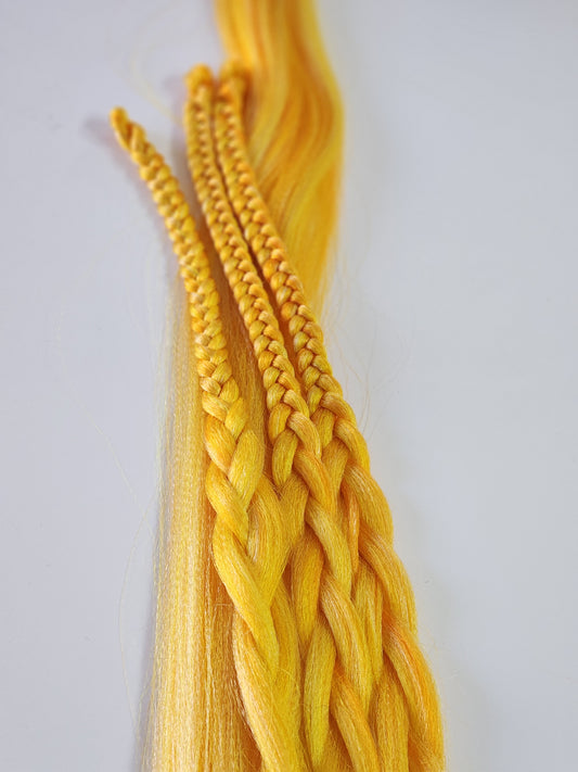 Pineapple Mango Blend orange yellow blonde prestretched braiding hair