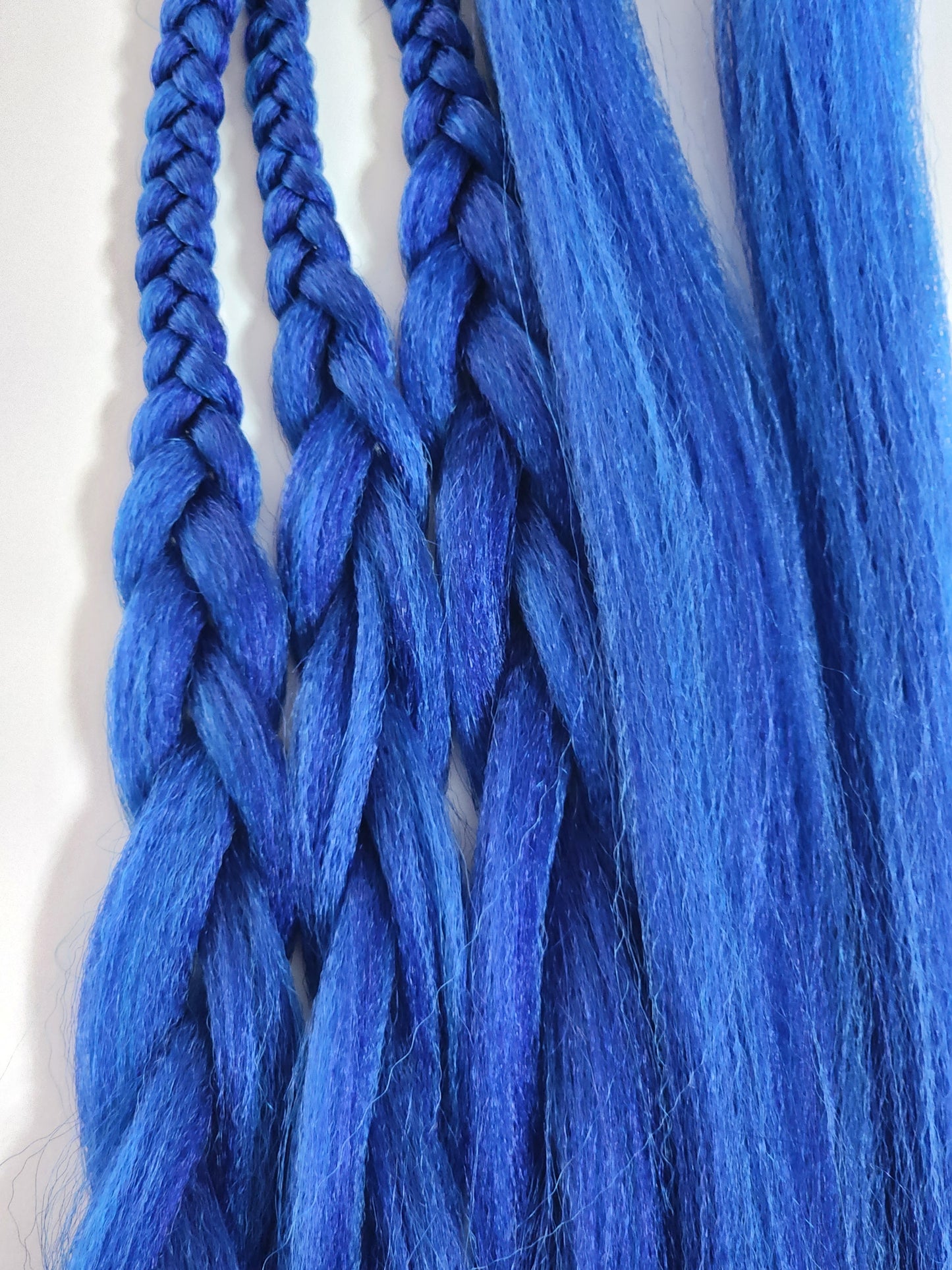 Blue Passion Blend blue prestretched braiding hair