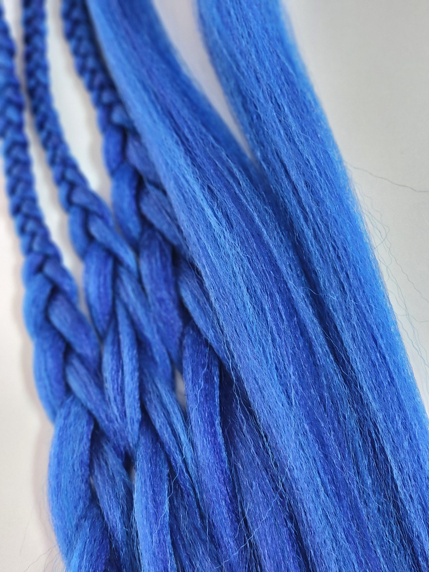 Blue Passion Blend blue prestretched braiding hair