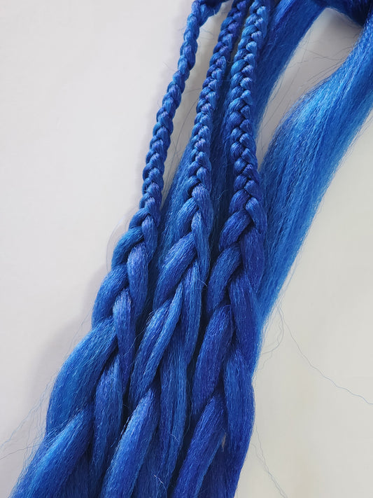 Blue Passion Blend blue prestretched braiding hair