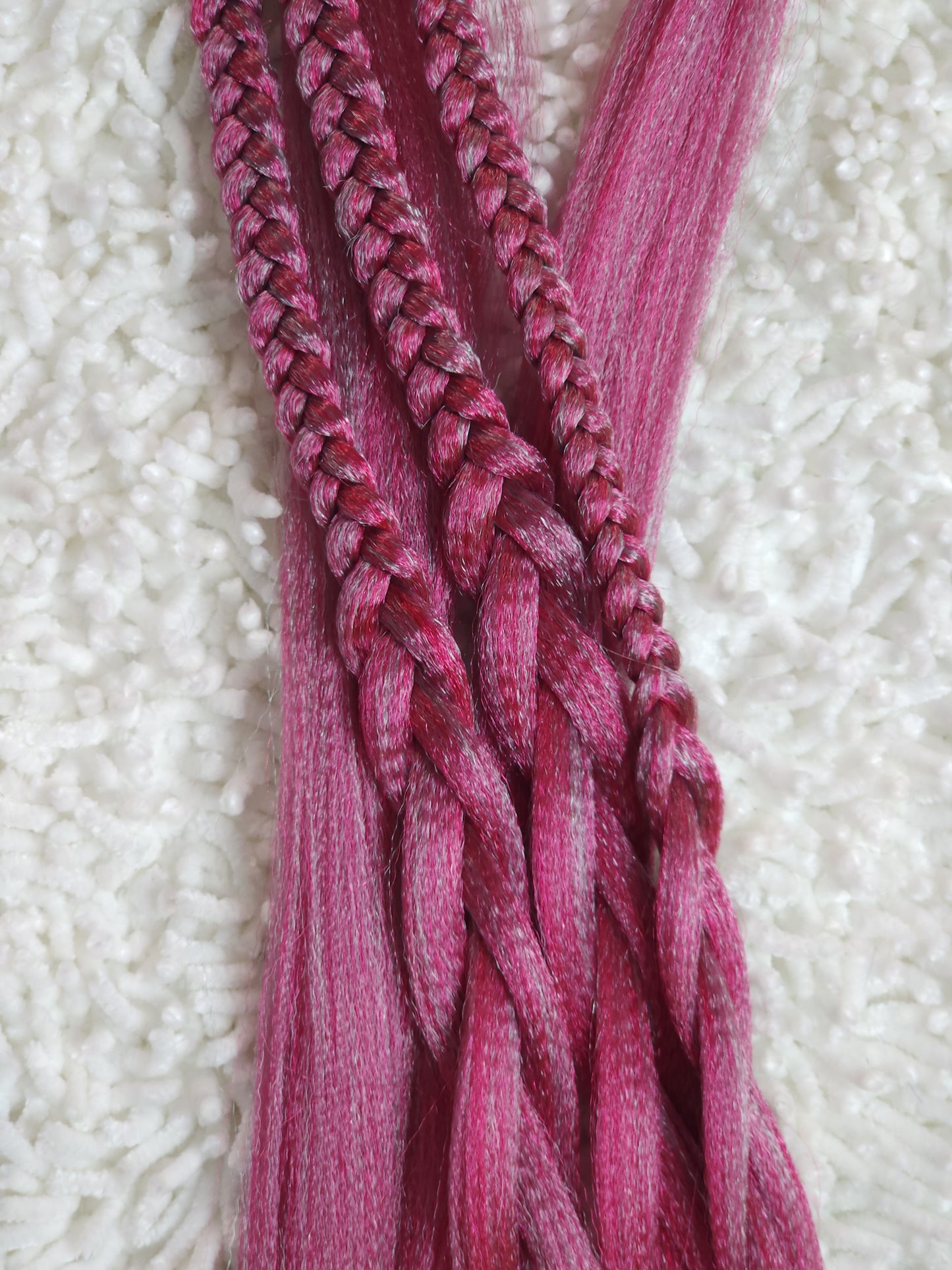 Strawberry Mint Blend pink mint prestretched braiding hair