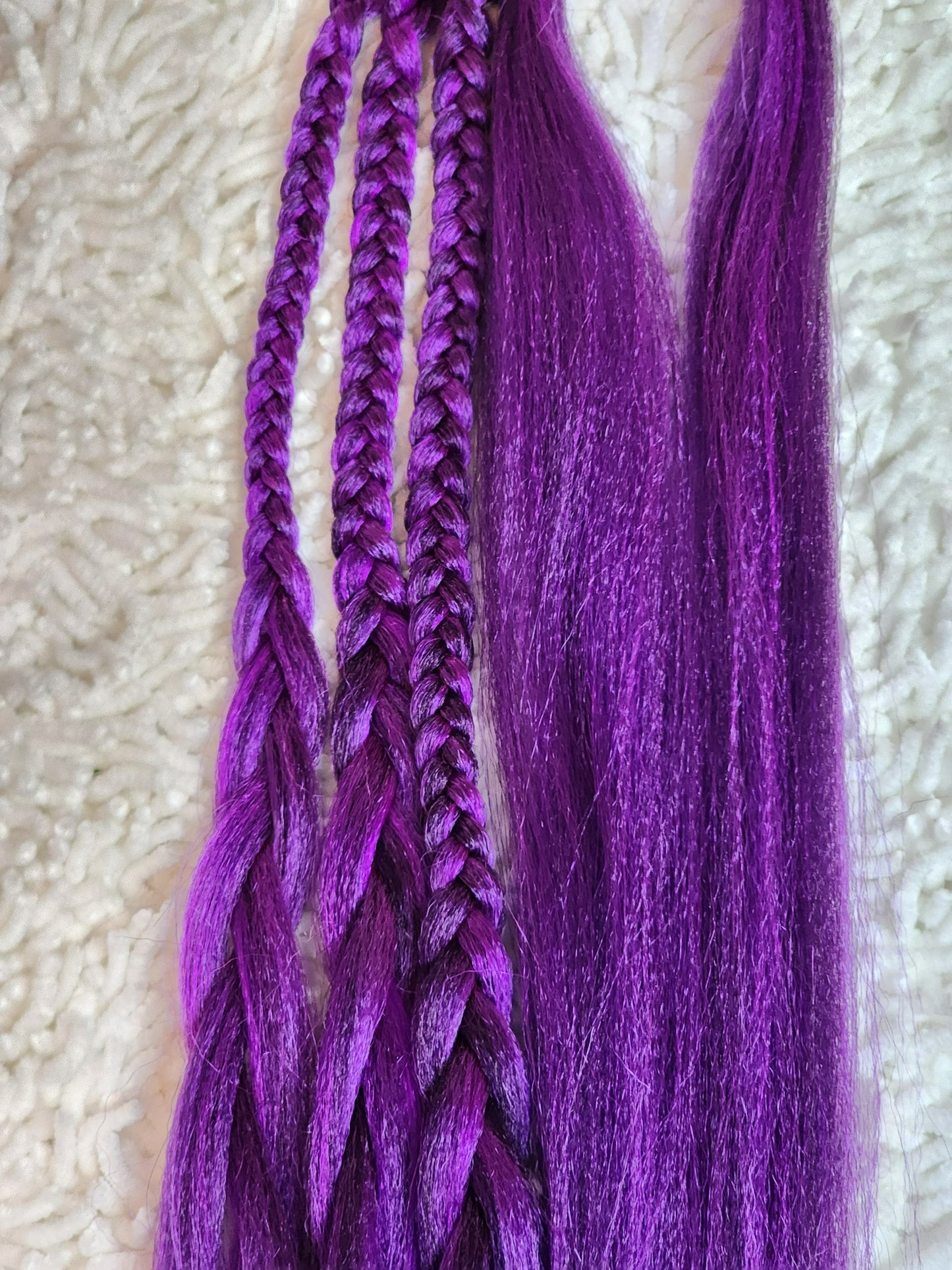 Purple Passion Blend purple prestretched braiding hair