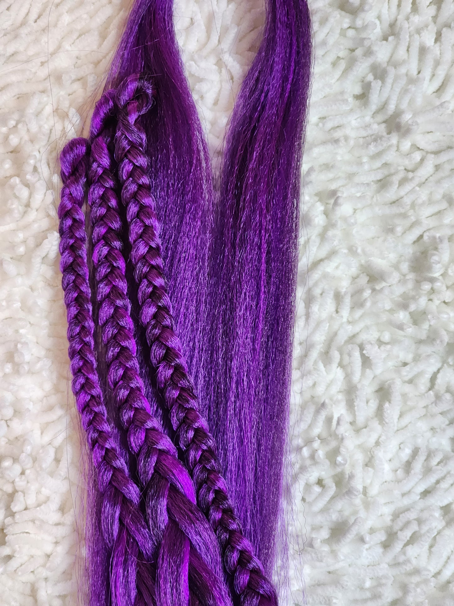 Purple Passion Blend purple prestretched braiding hair