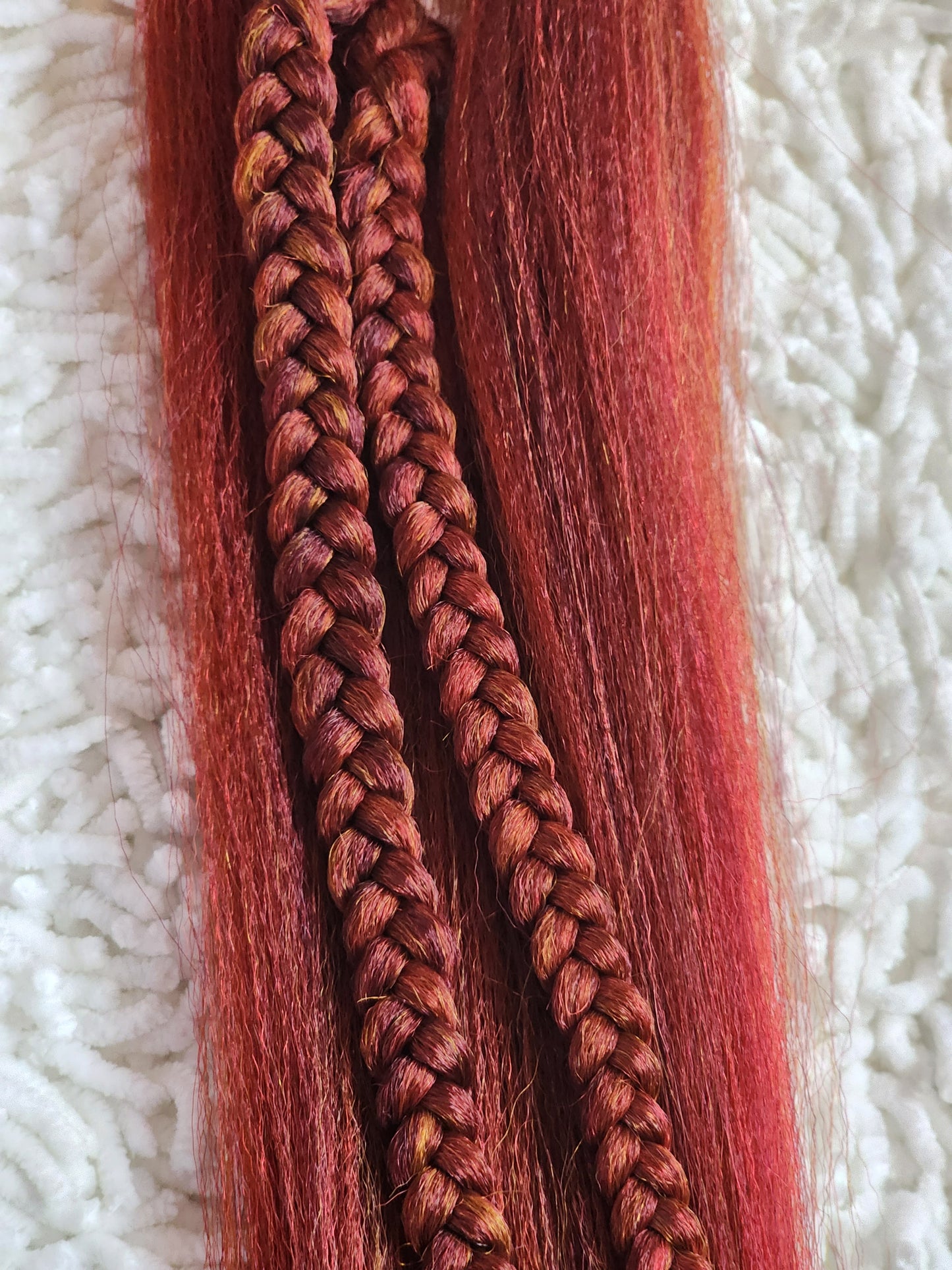 Ginger Spice Blend red brown orange prestretched braiding hair