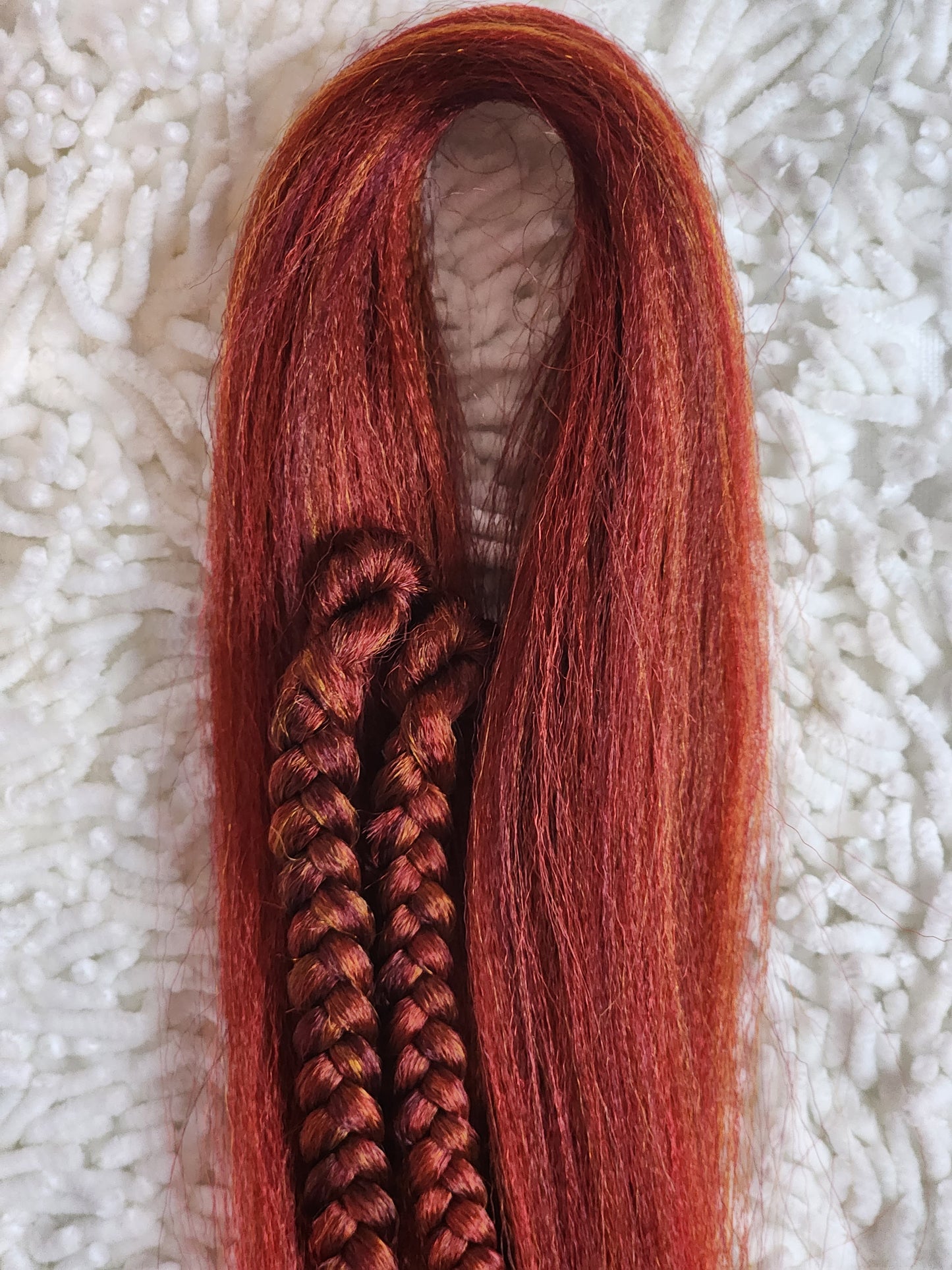 Ginger Spice Blend red brown orange prestretched braiding hair
