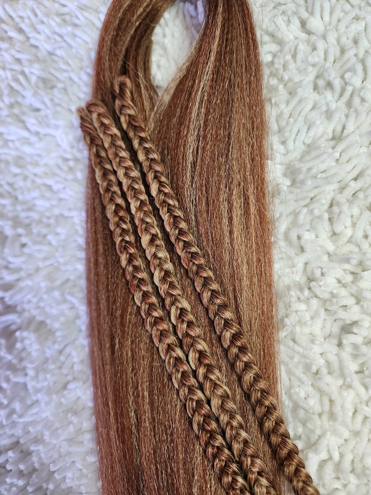 Honey Blonde Blend brown blonde prestretched braiding hair