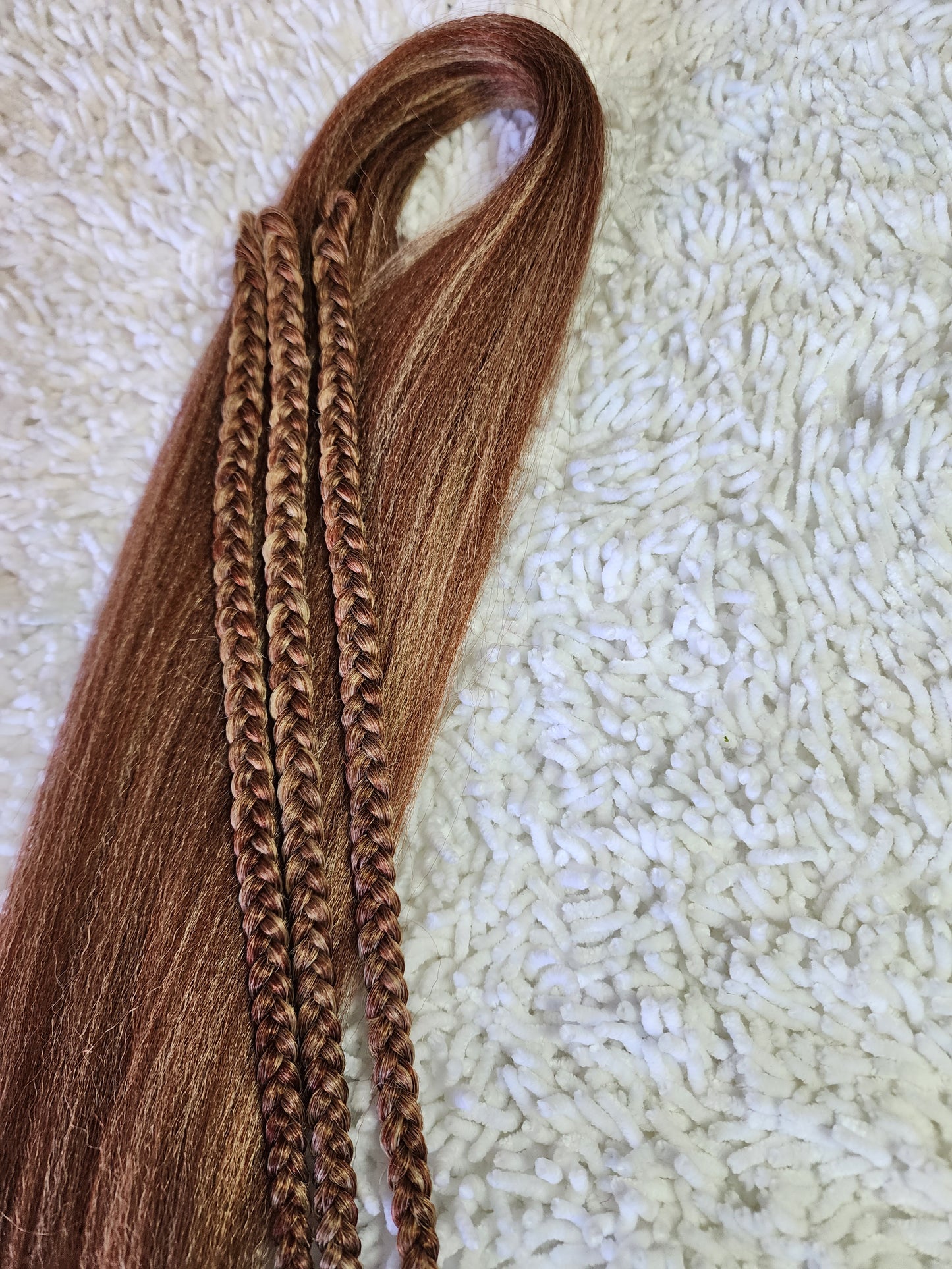 Honey Blonde Blend brown blonde prestretched braiding hair
