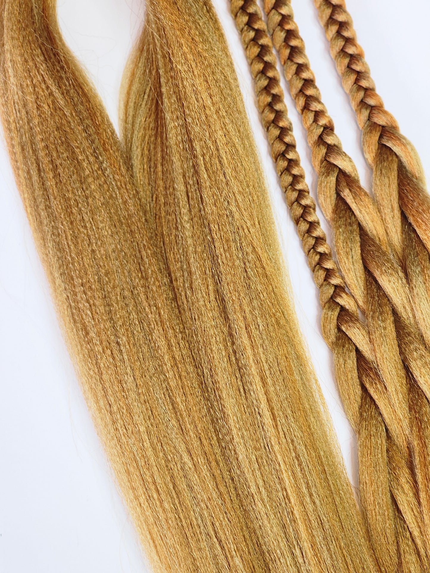 Caramel Latte Blend brown orange prestretched braiding hair