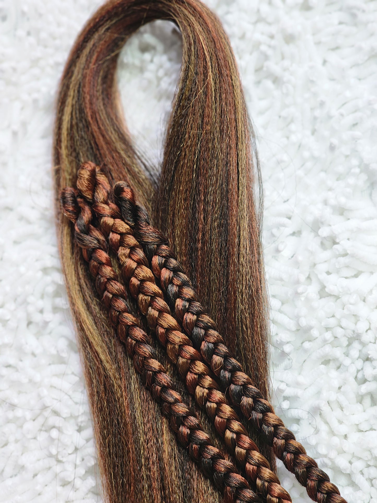 Chocolate Dream Blend brown prestretched braiding hair