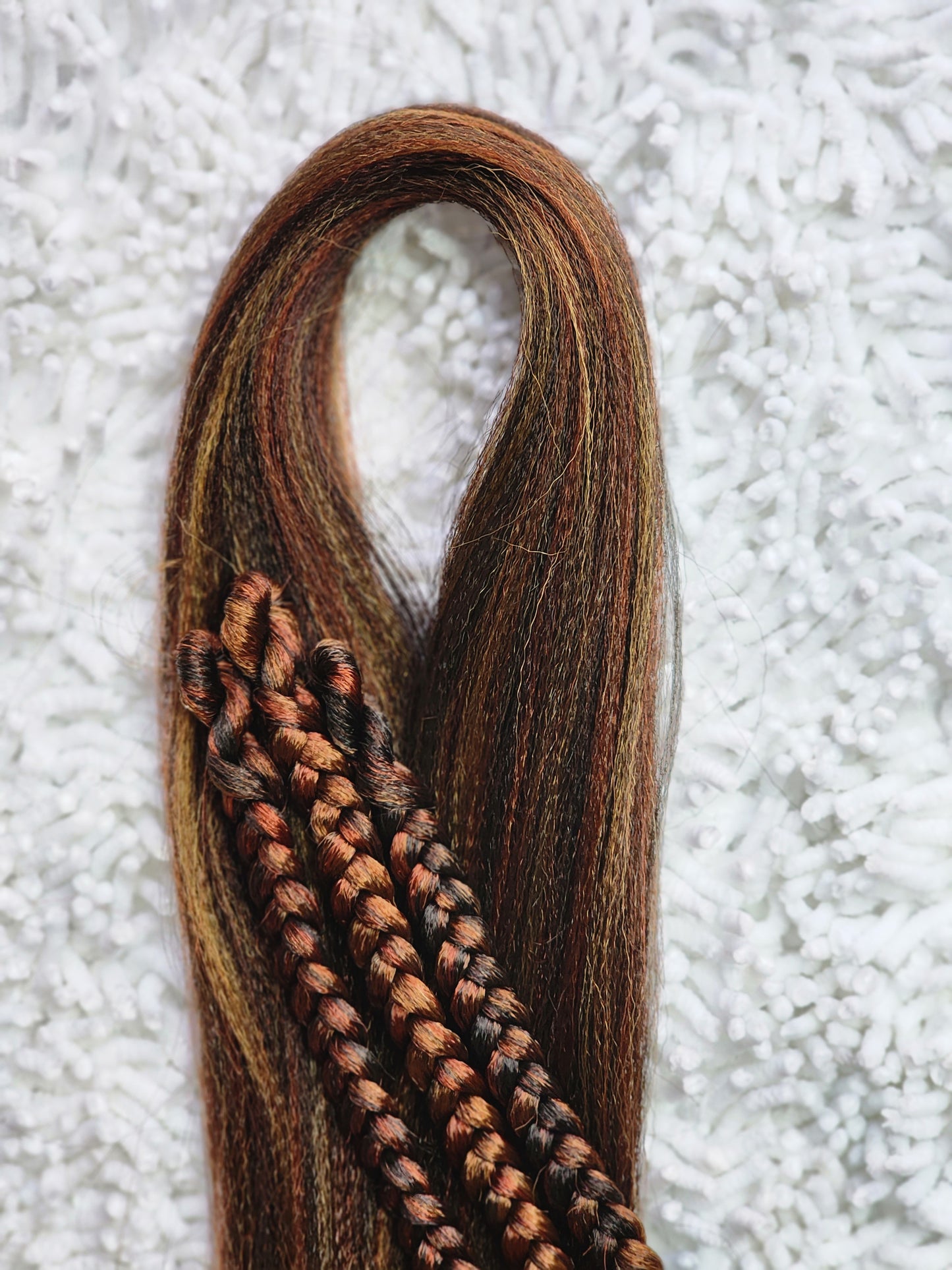 Chocolate Dream Blend brown prestretched braiding hair