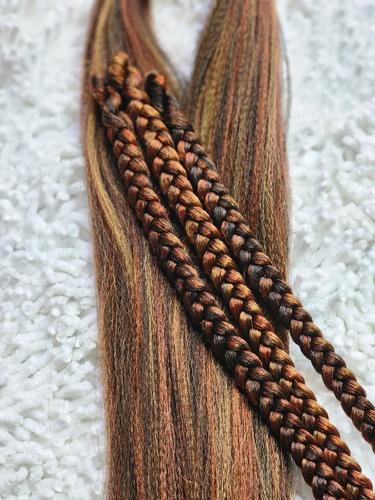 Chocolate Dream Blend brown prestretched braiding hair