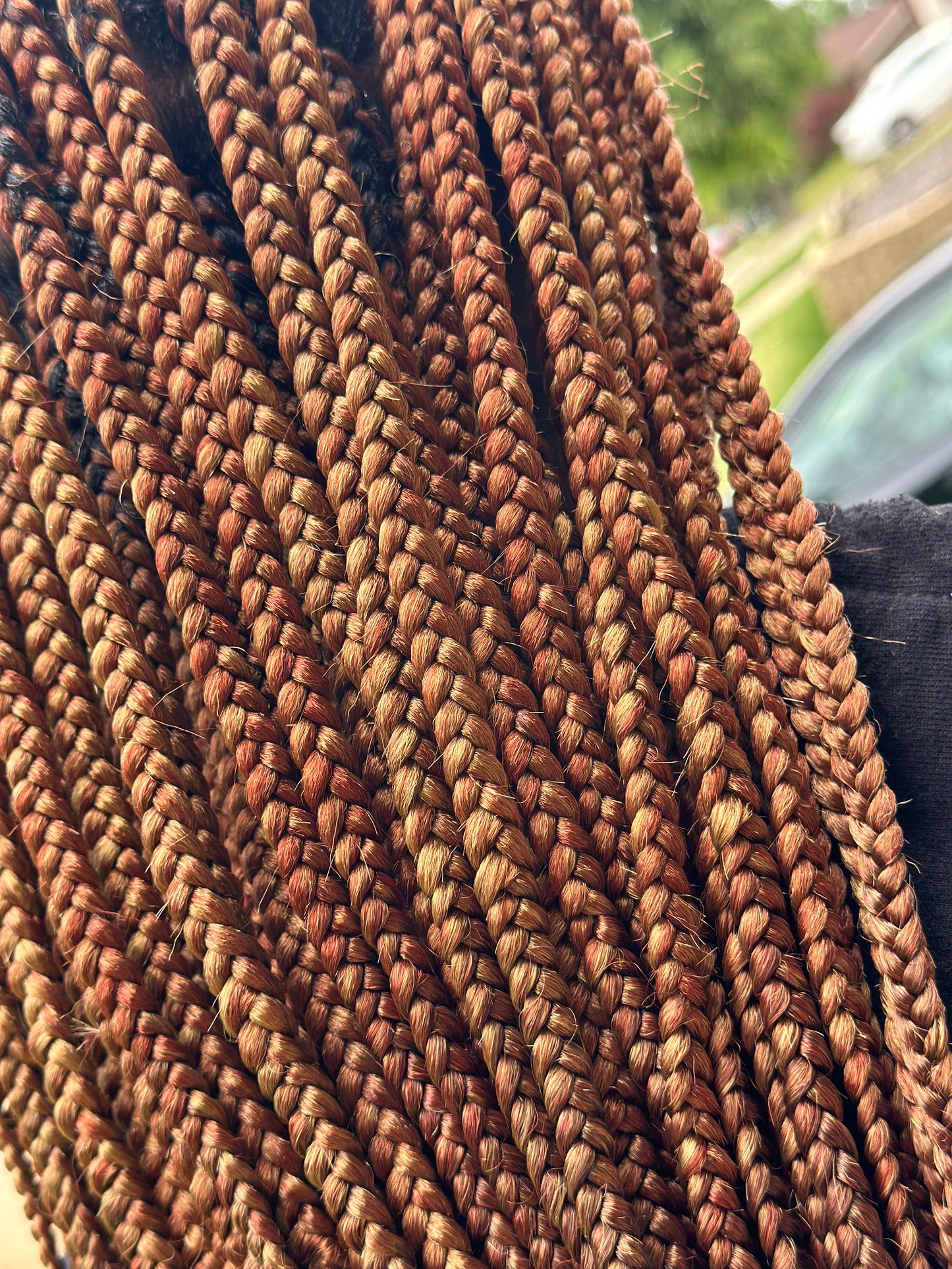 Caramel Delight Blend brown orange prestretched braiding hair