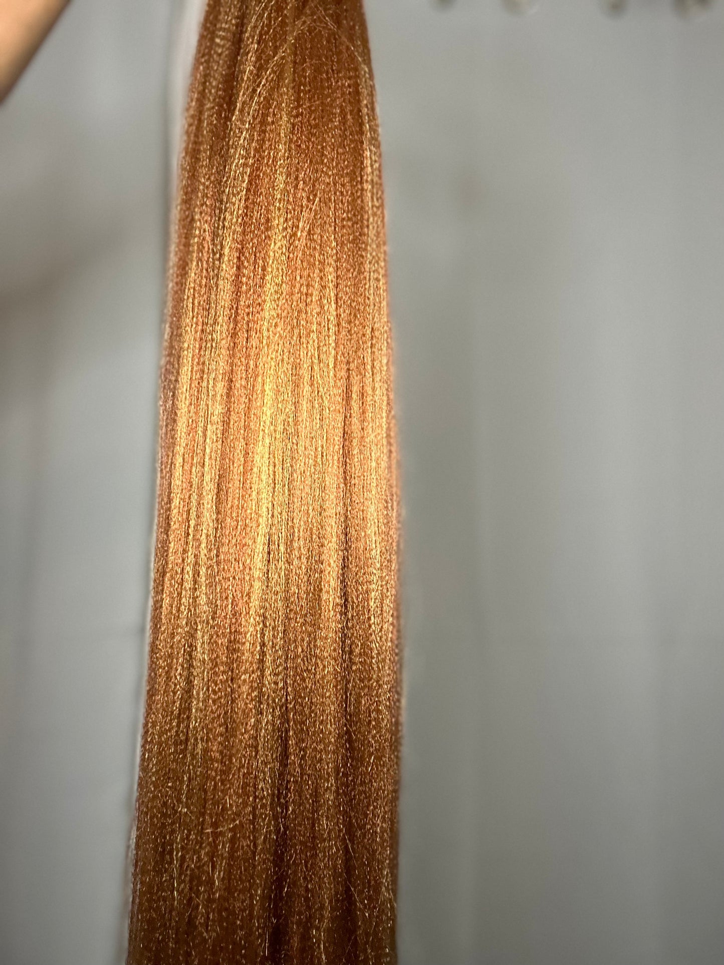 Caramel Delight Blend brown orange prestretched braiding hair