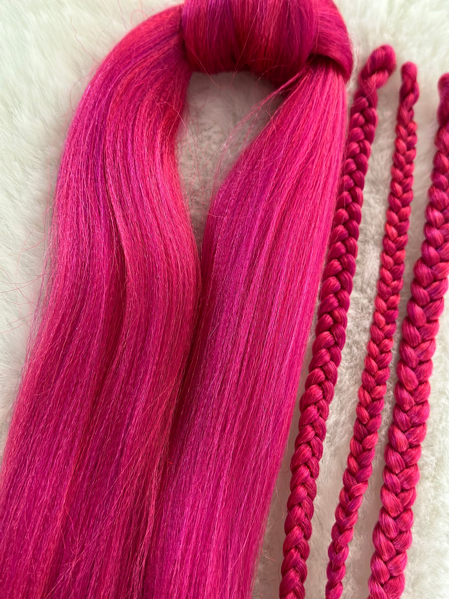 Pink Passion Blend pink prestretched braiding hair
