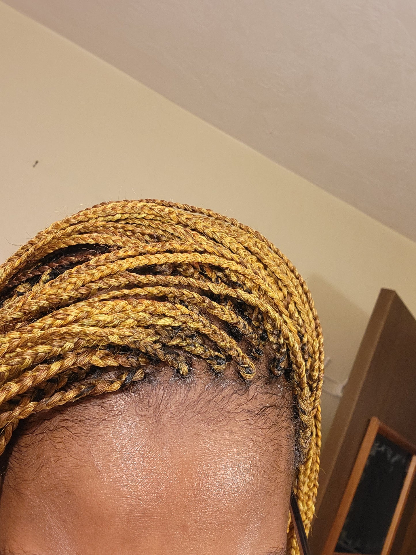 Autumn Blend yellow orange brown prestretched braiding hair