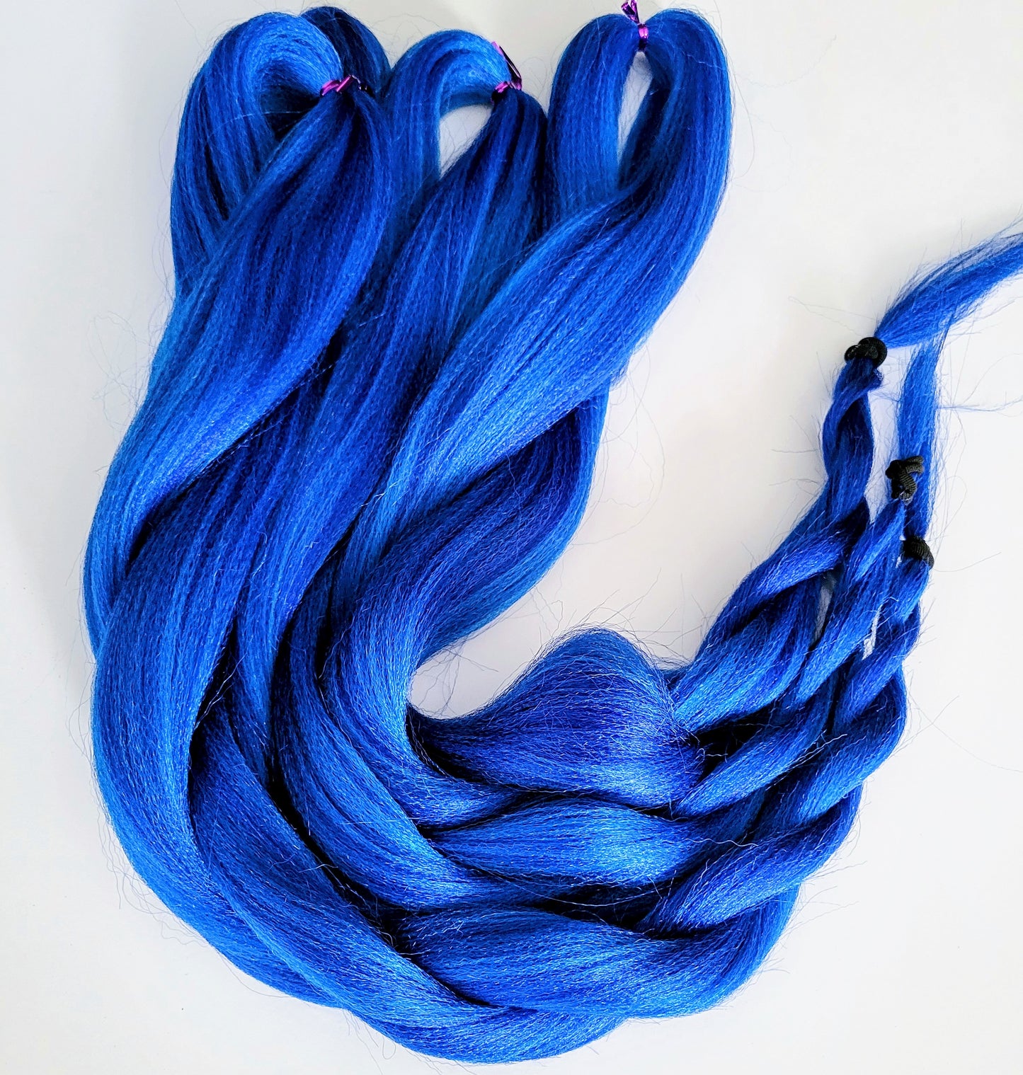 Blue Passion Blend blue prestretched braiding hair