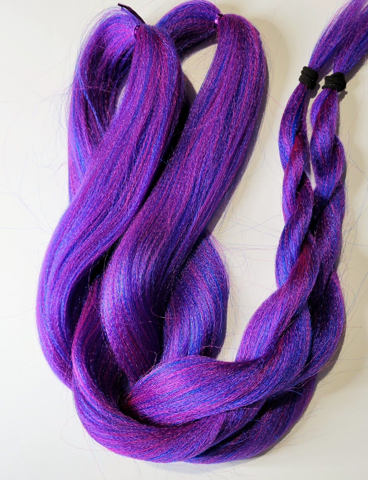 Pink A Blue Blend pink blue prestretched braiding hair