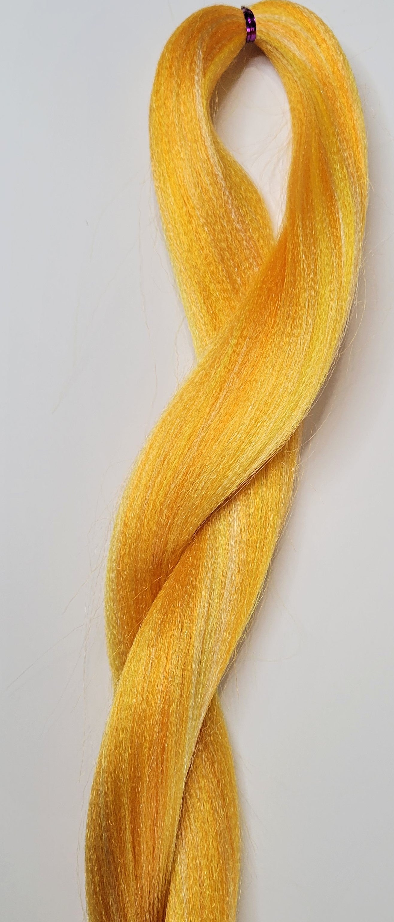 Pineapple Mango Blend orange yellow blonde prestretched braiding hair