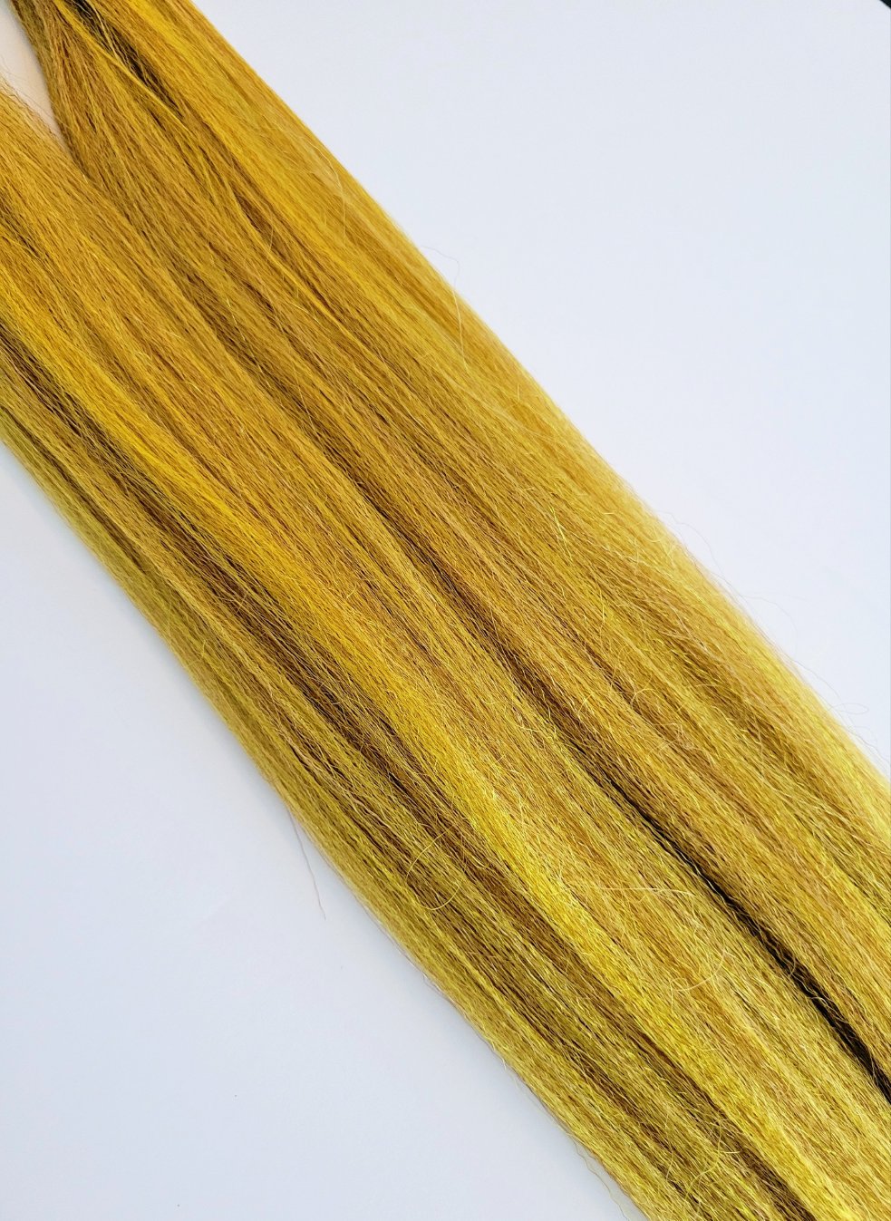 Autumn Blend yellow orange brown prestretched braiding hair
