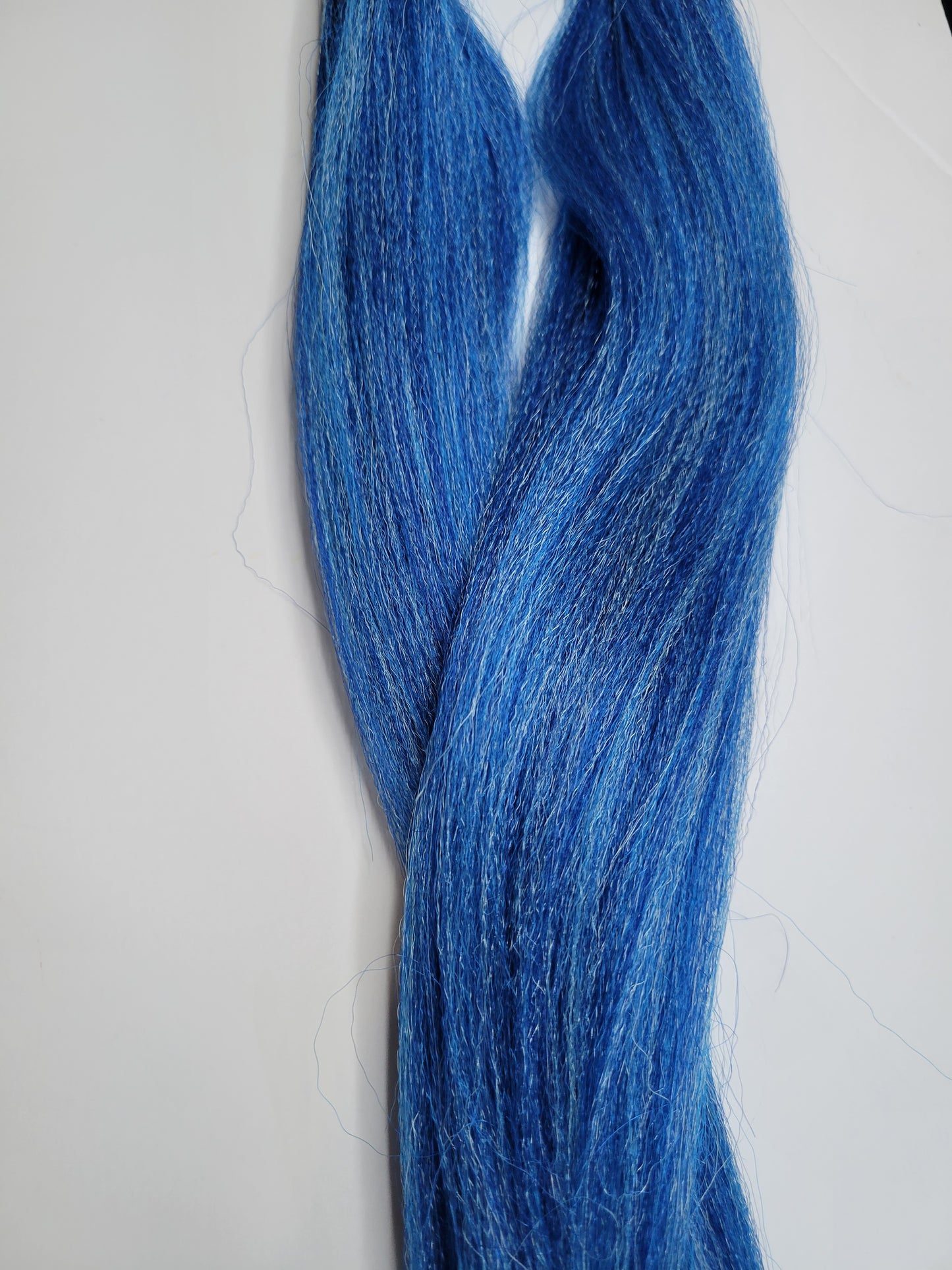 Blue Water Blend prestretched braiding hair