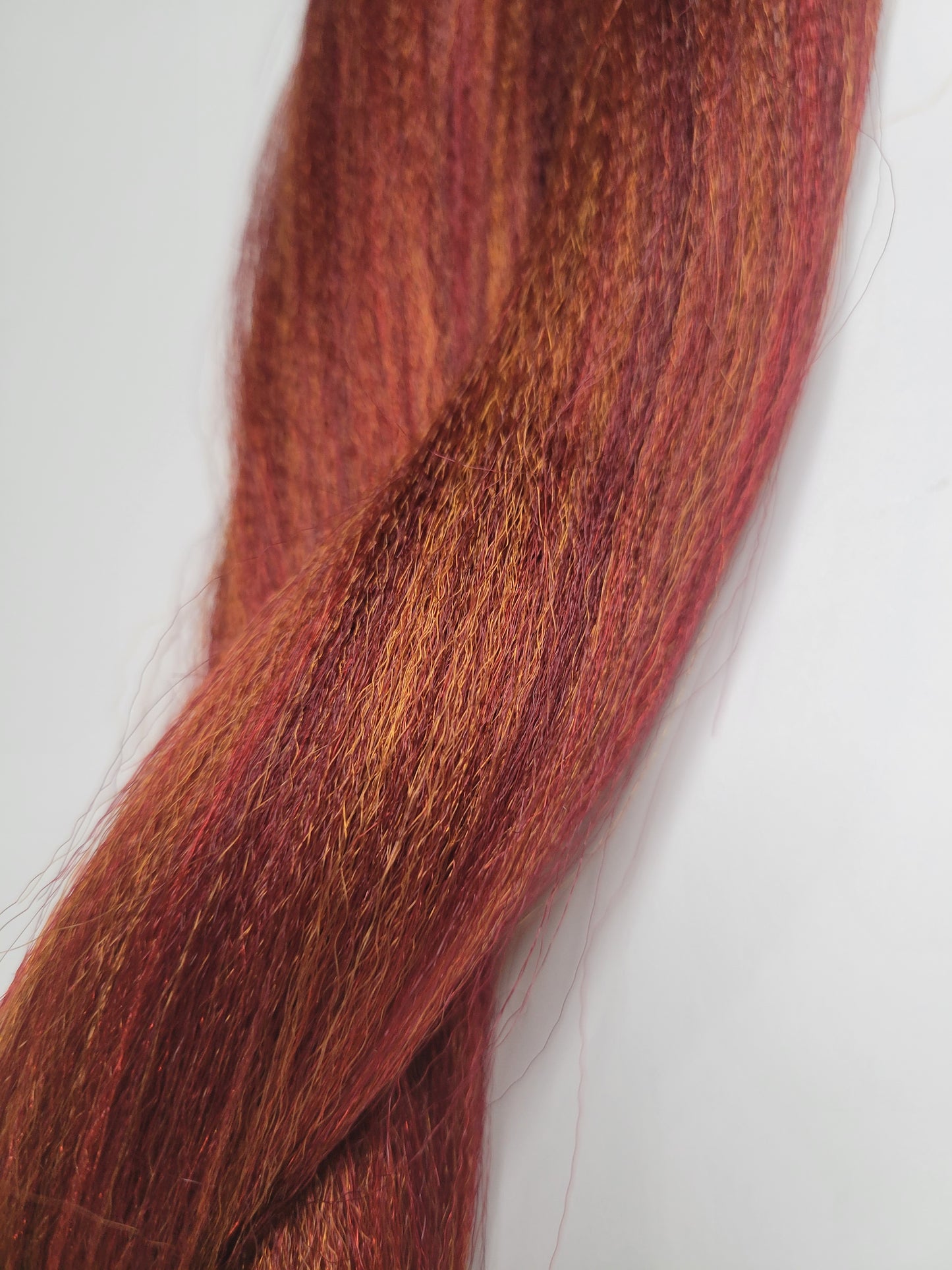 Ginger Spice Blend red brown orange prestretched braiding hair