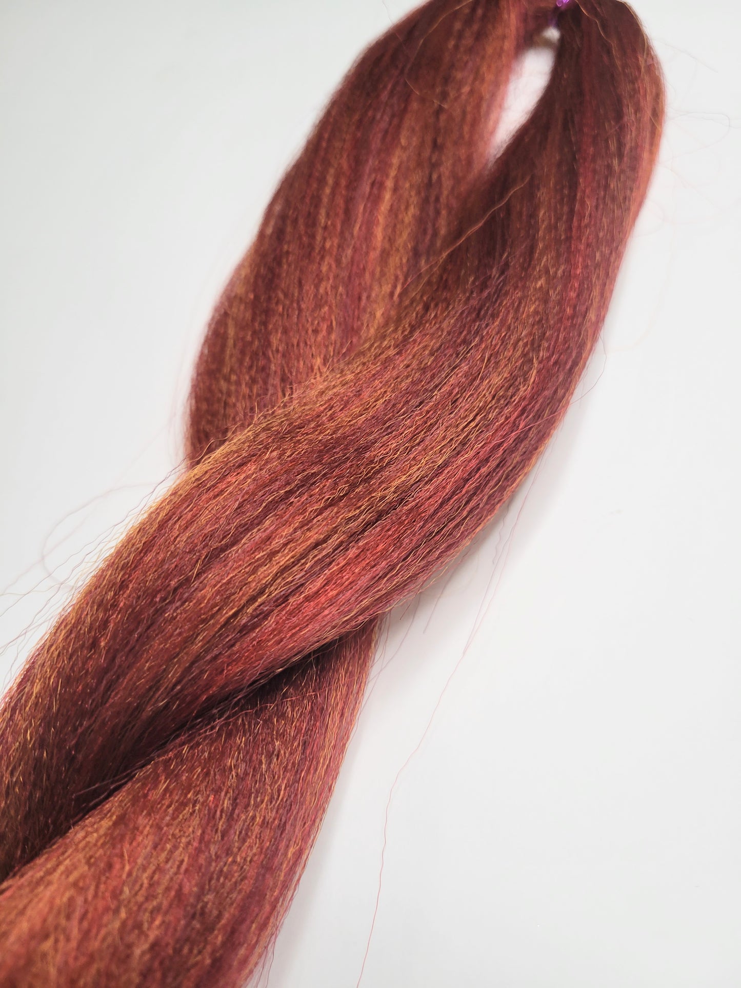Ginger Spice Blend red brown orange prestretched braiding hair