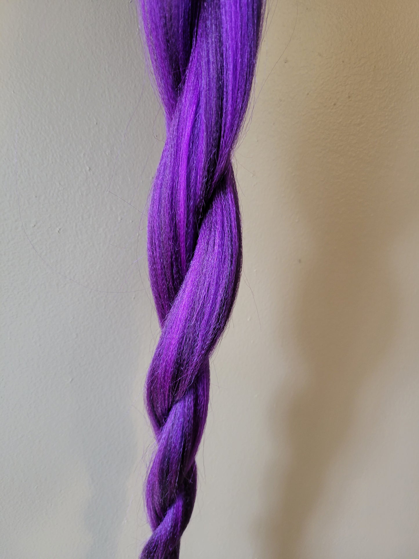 Purple Passion Blend purple prestretched braiding hair