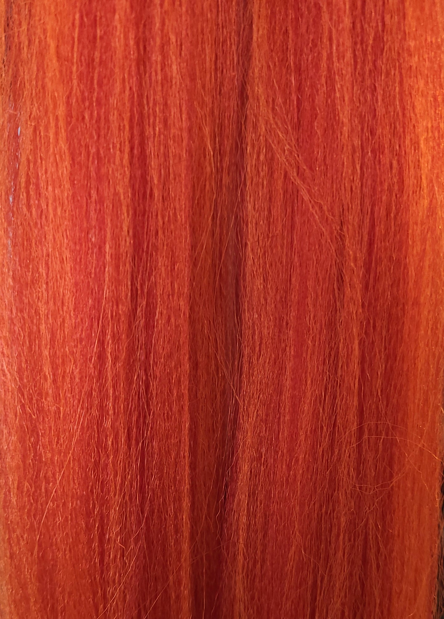 Fireball Blend red orange prestretched braiding hair