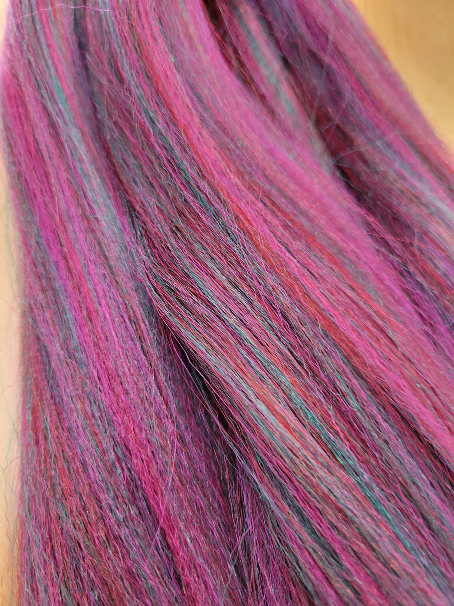 Pink Watermelon Green red pink green prestretched braiding hair